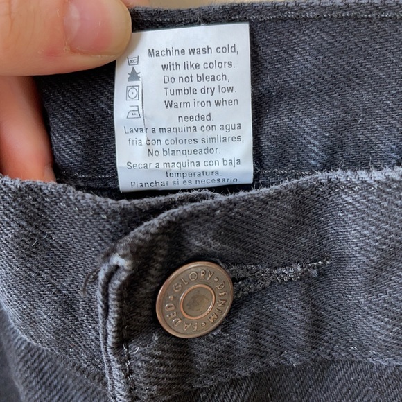 FADED GLORY | Men’s Black Regular Fit Cotton Jeans 36x30 - Picture 7 of 7